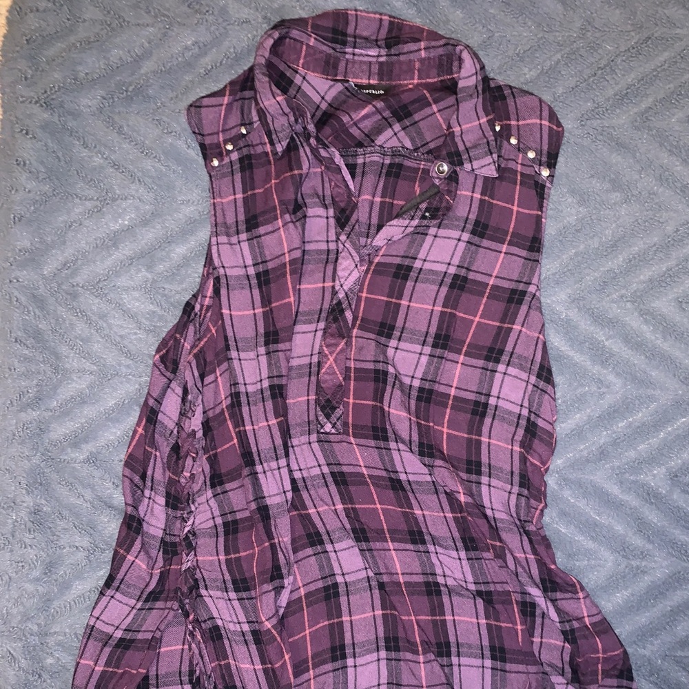 Rock & Republic plaid tank top